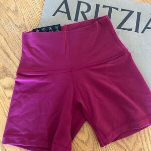 Aritzia Juicy Rose Shorts